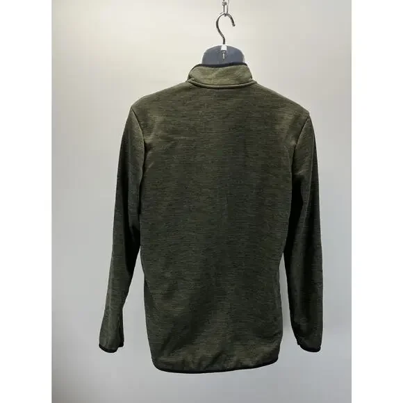 Under Armour CG Fleece Men's Small 1/2 Zip Green Long Sleeve Activewear Top - Picture 5 of 7